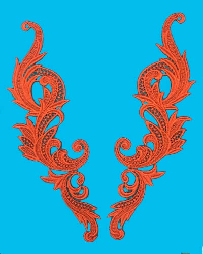 Páros csipke rátét